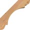 Ekena Millwork 5 1/2"W x 12"D x 12"H Olympic Smooth Knee Brace, Western Red Cedar BRC06X12X12OLY00SWR - alternate 2